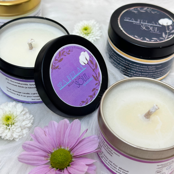 Hierontakynttil&auml; - eri tuoksuja